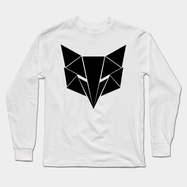 geometric animal, fox of triangles Long Sleeve T-Shirt by SAMUEL FORMAS